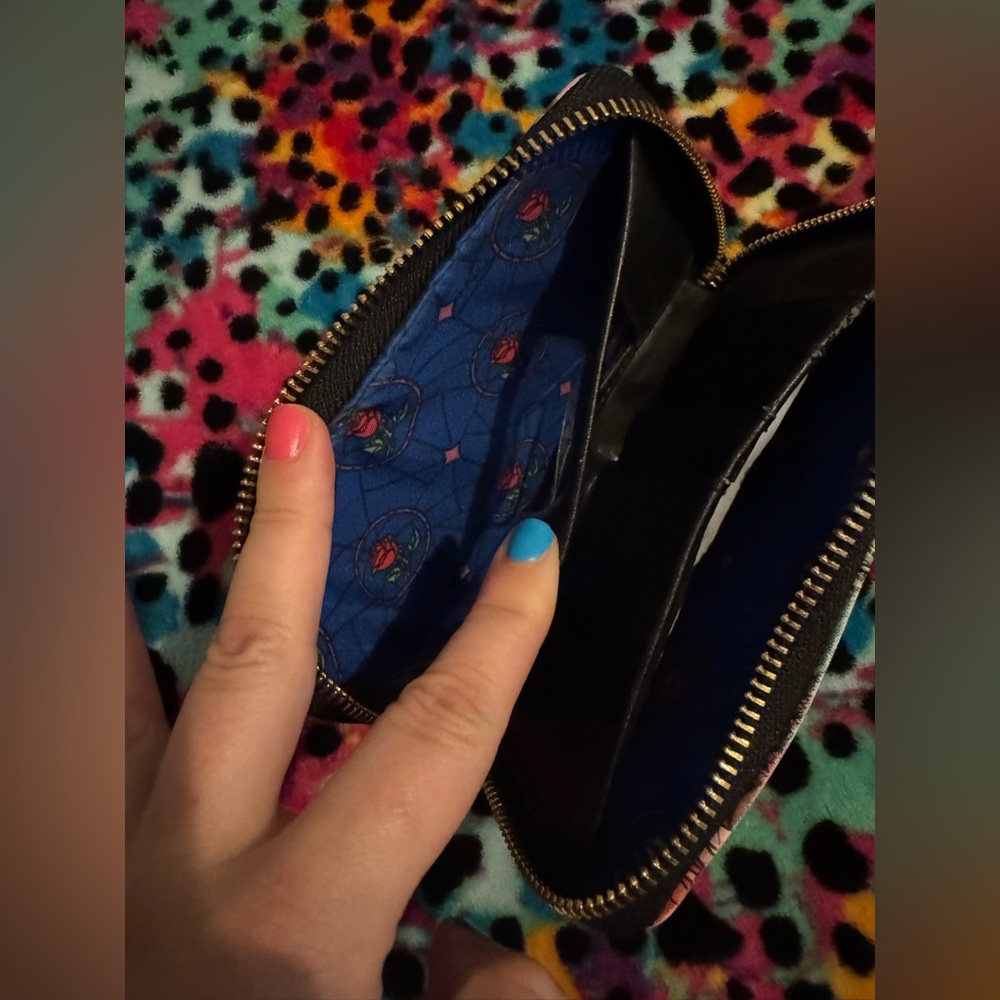 Disney Loungefly Beauty and The Beast Princess Wallet - Picture 4 of 5